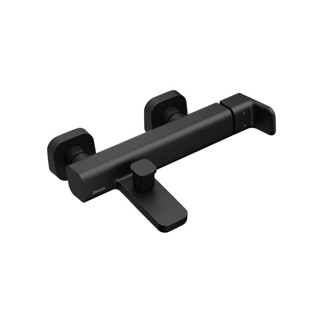 Grifo de baño de pared Ravak 10° Free, TD F 022.20/150 negro