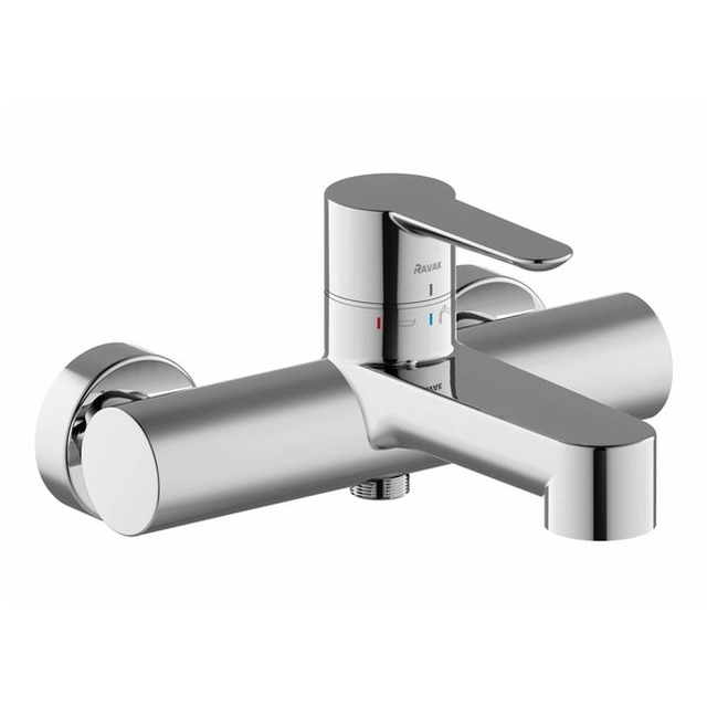 Grifo de baño de pared Ravak Puri, PU 022.00/150 cromo