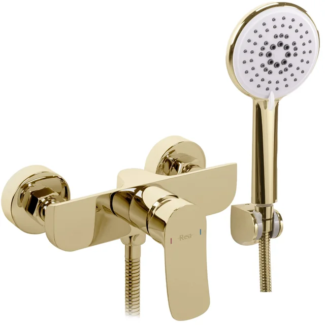 Grifo de ducha REA Dart Gold