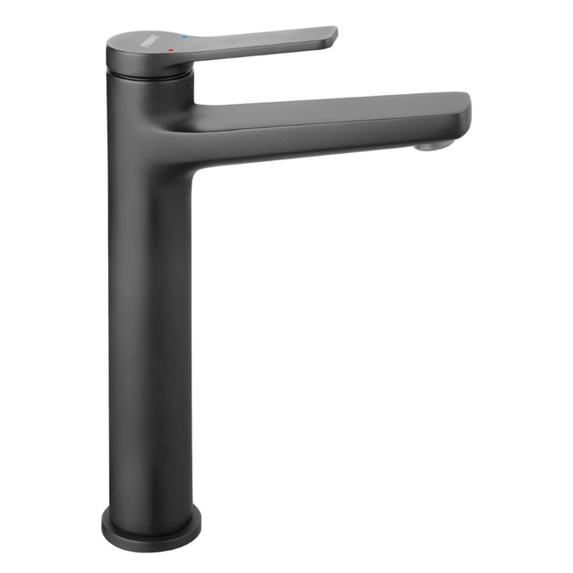 Grifo para lavabo Ferro Stratos, negro, alto