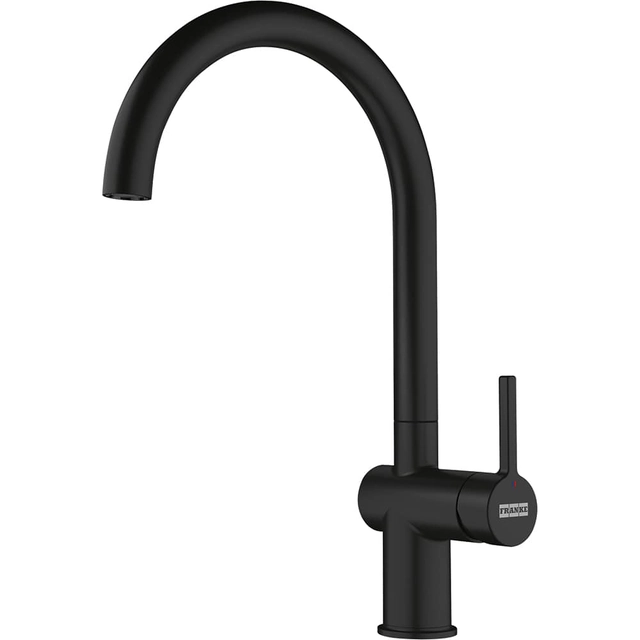 Grifo para lavabo Franke Active J, negro mate, sin ducha extraíble