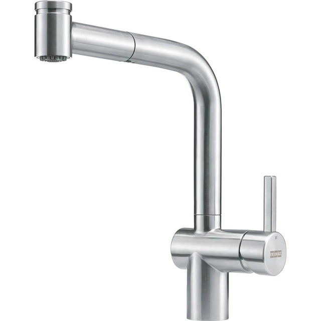 Grifo para lavabo Franke Atlas Neo, con ducha extraíble, acero inoxidable