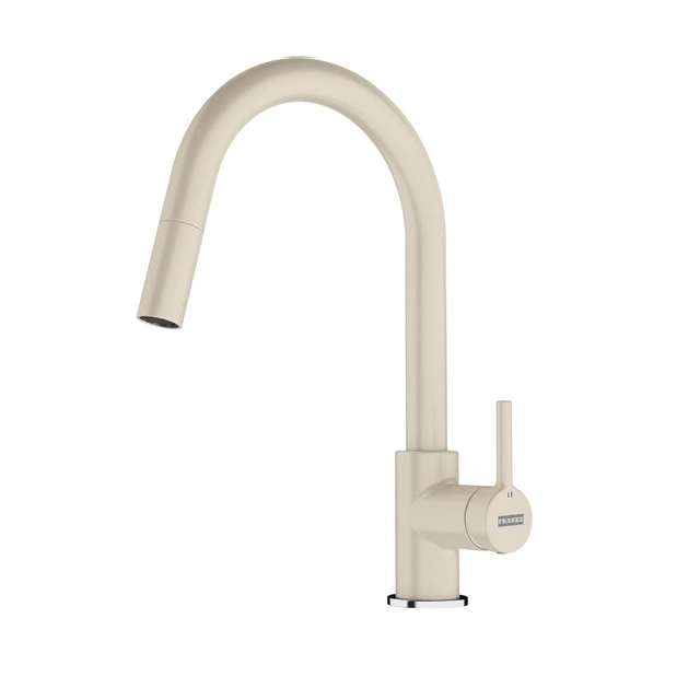 Grifo para lavabo Franke Lina, con ducha extraíble, Beige