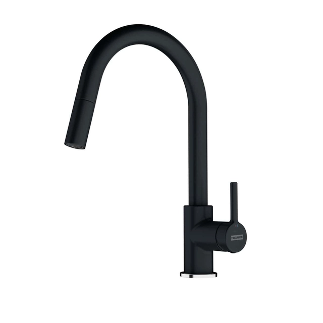 Grifo para lavabo Franke Lina, con ducha extraíble, Onyx