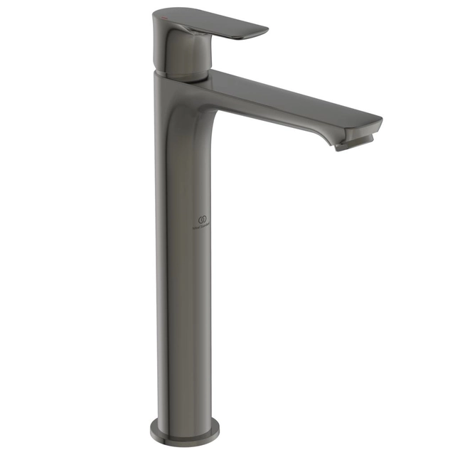 Grifo para lavabo Ideal Standard Connect Air, Magnetic Grey, alto, sin válvula inferior