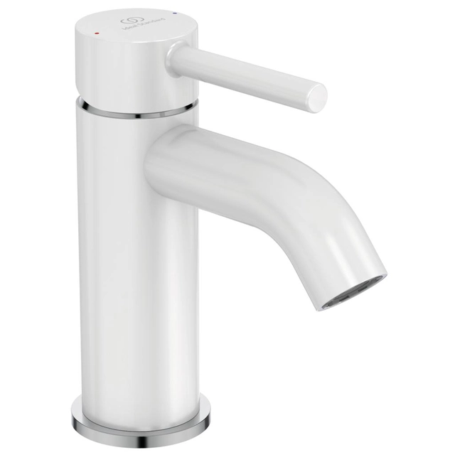 Grifo para lavabo Ideal Standard Kolva, con válvula inferior, blanco
