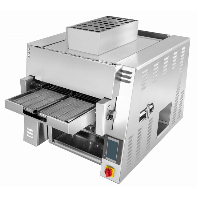 Griglia a fascia | grill automatico 2-taśmowy | 13 kW | 300 - 500°C | SET3000