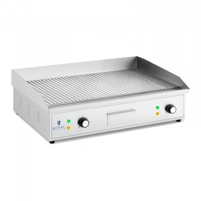 Грил плоча - 700 x 400 mm - Royal Catering - набраздена - 2 x 2200 НА ROYAL CATERING 10012005 RCPG 51