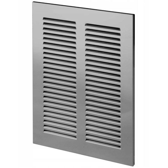 Grilă de ventilație metalică AWENTA VELITE, oțel inoxidabil 14x21, MVZ4N