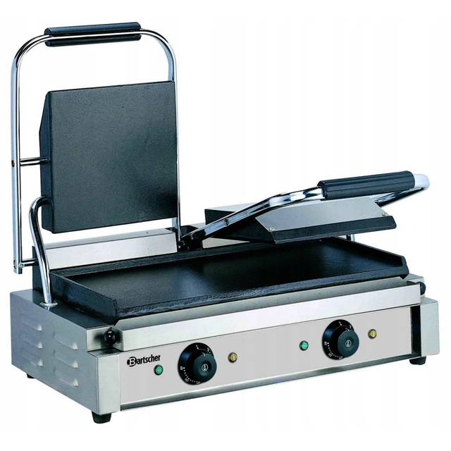 Grill de contacto eléctrico doble liso 3600w 230v Bartscher A150672