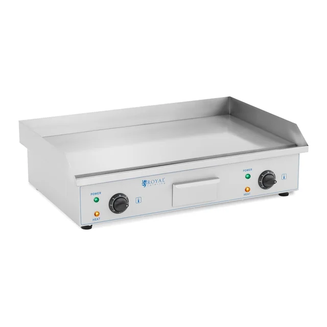 Grill électrique, double plaque de grill lisse 2 x 2,2 kW