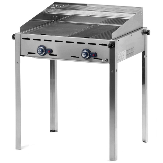 Grill gazowy Green Fire 2-palnikowy Hendi 149508