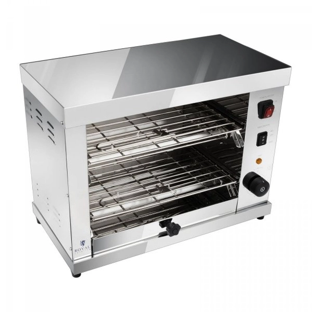 Grille-pain salamandre - 3250 W - radiateurs quartz ROYAL CATERING 10010078 RCET 360