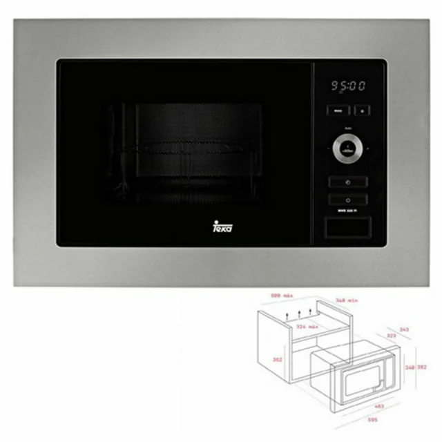 Grilli Teka MWE225FI 20L 20 L 800W Teräs 800 W 20 L