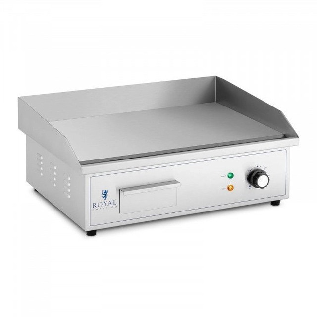 Grillilevy - 530 x 350 mm - Royal Catering - sileä - 3000 ROYAL CATERINGISSA 10012024 RCPG42-S