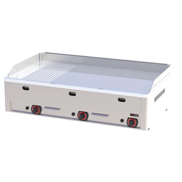 Grillplaat 48x97, 2/3 sile, gaasiline, kroomitud | Redfox