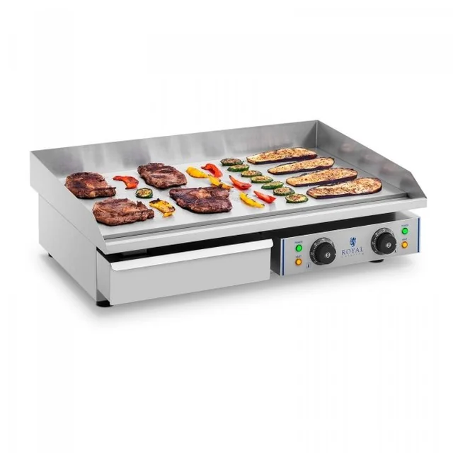 Grillplaat -72,5 cm - glad -2 X 2200 BIJ KONINKLIJKE CATERING 10010251 RCEG 75