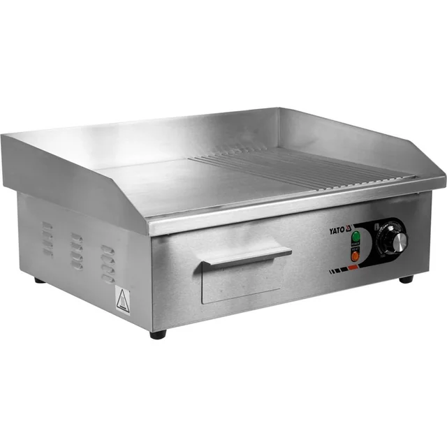 GRILLPLATTE 2/3 GLATT 55CM