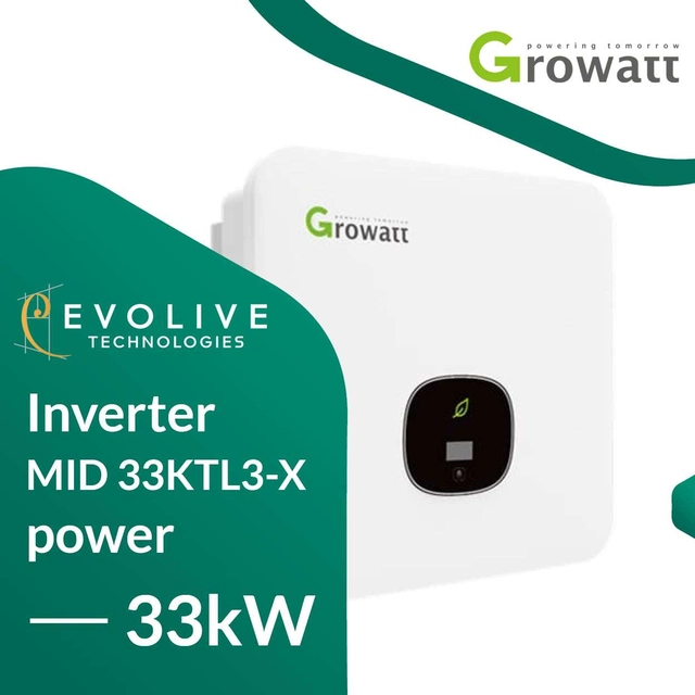 GROWATT MID inverter 33KTL3-X (AFCI)