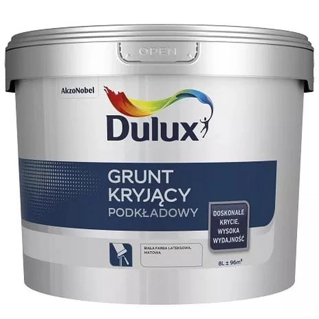 Grund vopsea pentru pereti si tavane Dz Dulux Covering Primer 8 l