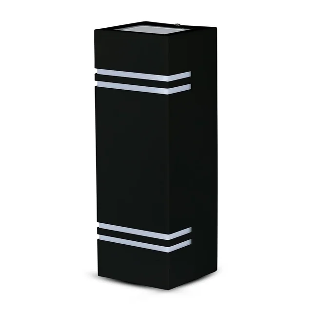 GU10 Iluminação externa - Parede - Acessórios - Preto - IP44 - Modelo nº: - VT-7662-B