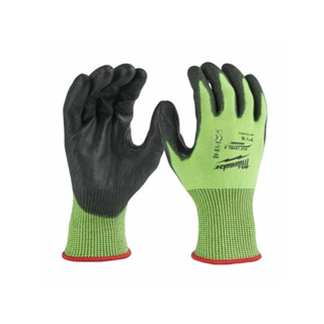 Guante Milwaukee Hi-Vis 5/E nivel de corte S/7-es a prueba de cortes