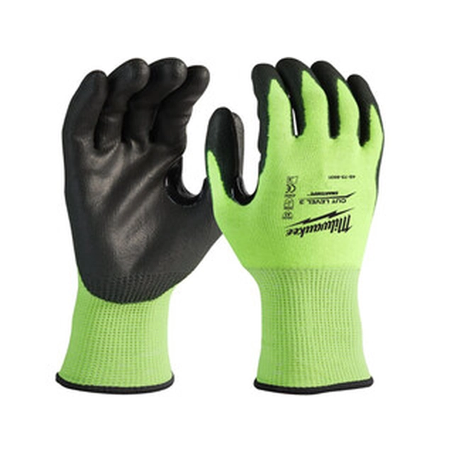 Guanti Milwaukee Hi-Vis 3/C livello di taglio S/7-es antitaglio