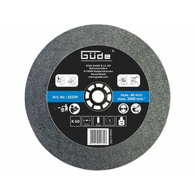 Güde 250 x 32 x 32 mm grinding wheel for double grinding