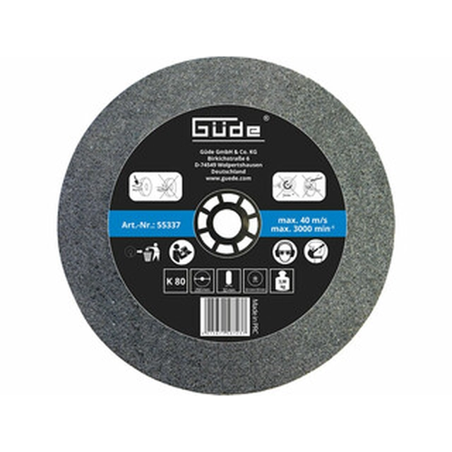 Güde 250 x 32 x 32 mm grinding wheel for double grinding