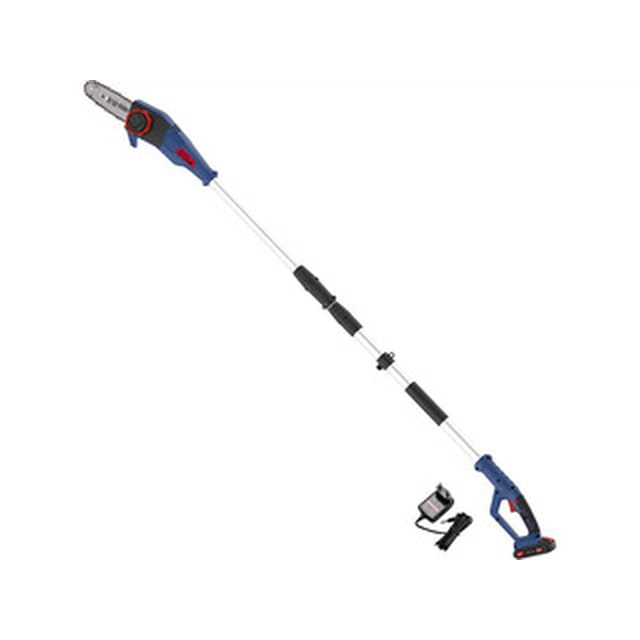 Güde AST 18-201-05 cordless height lopper 18 V | Cutting length 170 mm | Height 1820 - 2490 mm | Carbon brush | 1 x 2 Ah battery + charger | In a cardboard box