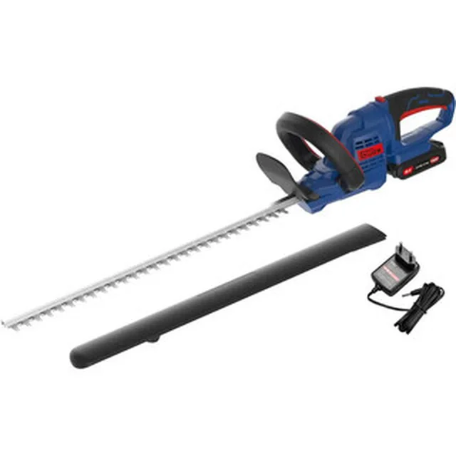 Güde HS 18-201-05 cordless hedge trimmer 18 V | 510 mm | Carbon brush | 1 x 2 Ah battery + charger