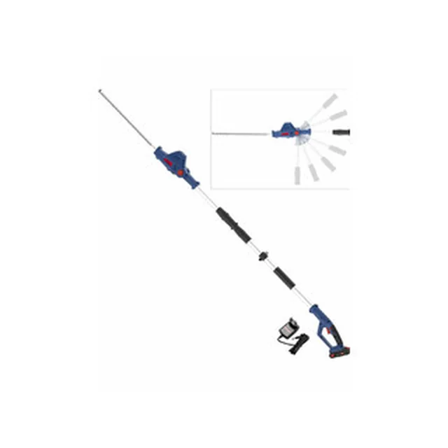 Güde HST 18-201-05 Akku-Heckenschere 18 V | 430 mm | Kohlebürste | 1 x 2 Ah Akku + Ladegerät