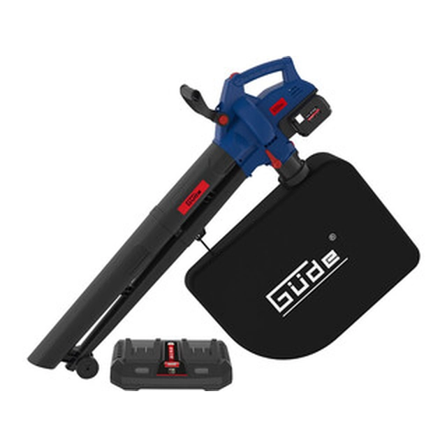 Güde LS 36-302-30 cordless leaf blower 36 V | 480 m³/h | 63,8 m/s | Carbon Brushless | 2 x 3 Ah battery + charger