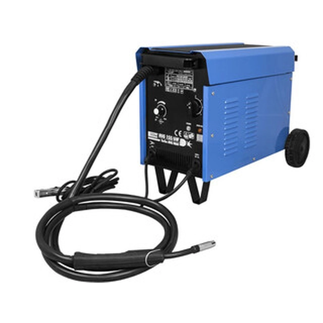 Güde MIG 155/6W consumable electrode shielding gas inverter welder 25 - 130 A | 230 V