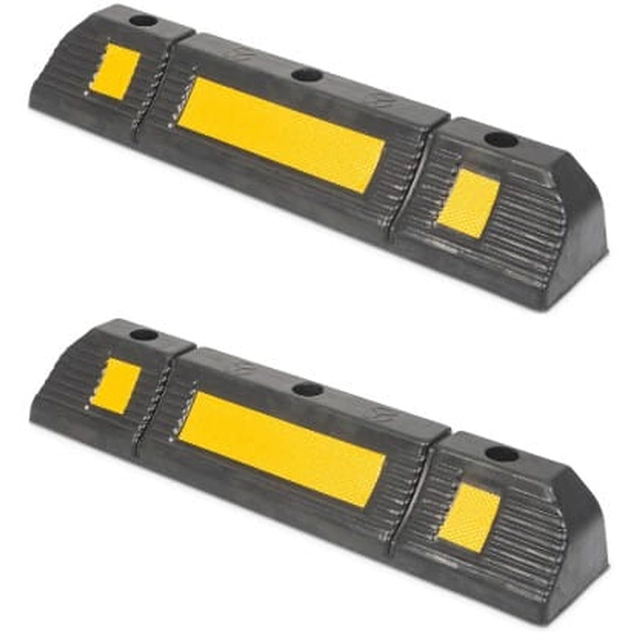 Gummiskærme vejparkeringsadskiller 60 cm SP-600-2