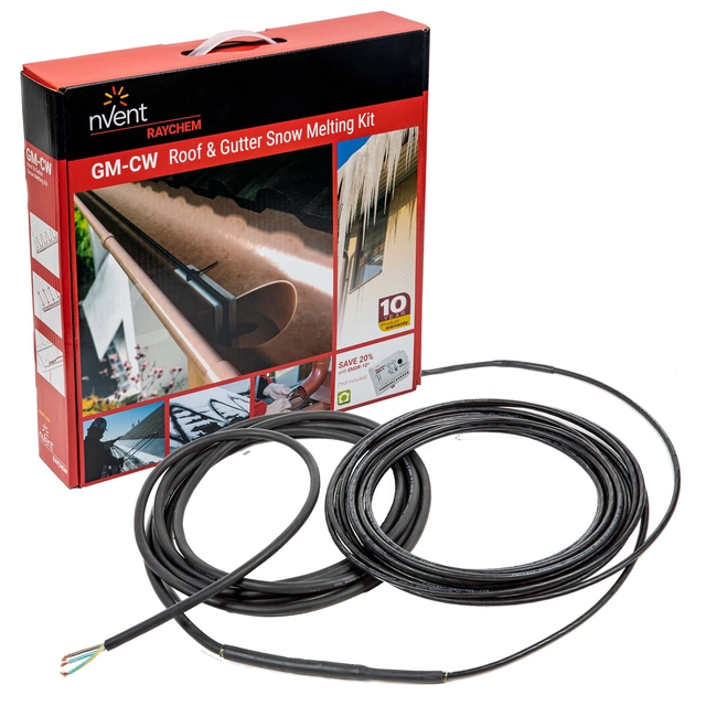 Gutter heating cable 1350 W | RAYCHEM GM-2CW-45M