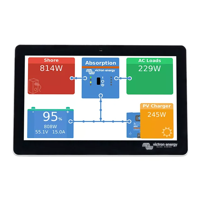 GX Touch 70 touch-display til Cerbo GX Victron Energy enheden