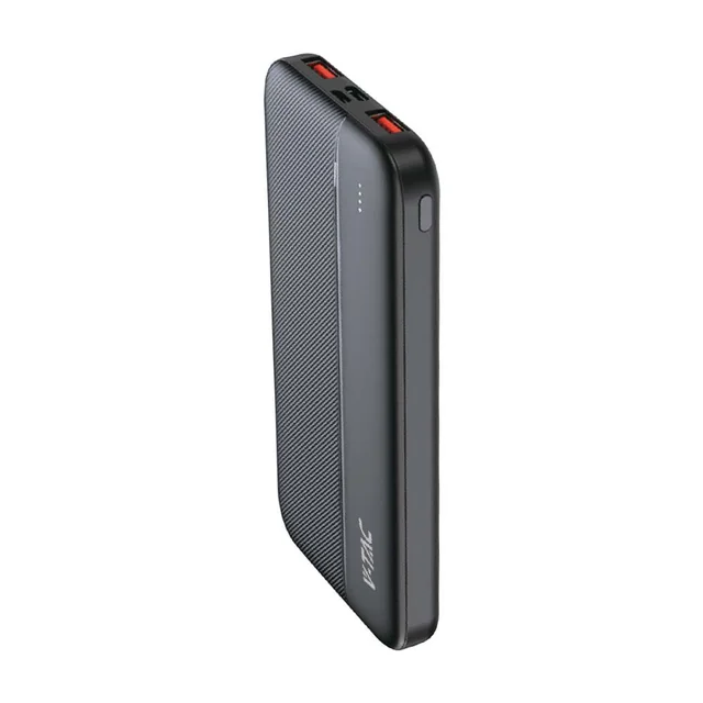 Gyorstöltő Power Bank – 10000mAh – Fekete – Típusszám: – VT-10000-B