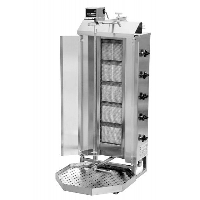 Gyros Kebab Gas Toaster 5 Burners 80kg Klg222