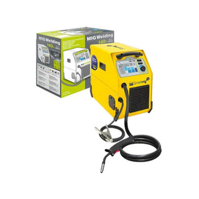 GYS Smartmig 142 consumable electrode shielding gas transformer welder 40 - 140 A | 230 V