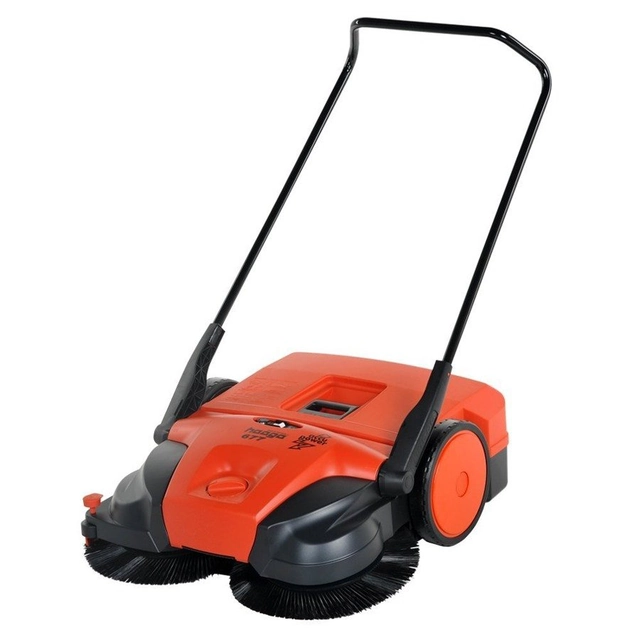 HAAGA 677 ELECTRIC SWEEPER RECHARGEABLE HAND GUIDED CLEANING DEVICE WITH TURBO SYSTEM 77cm PREMIUM AUTHORIZED HAAGA DEALER