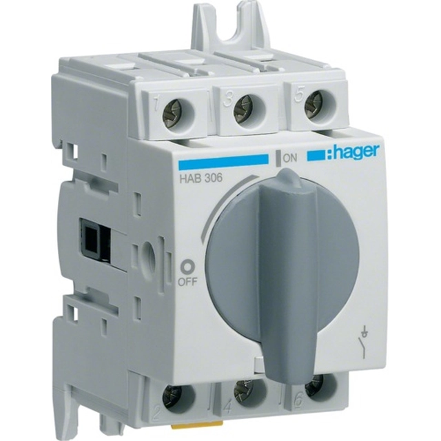 Hager Interruptor-seccionador 3P 63A HAB306