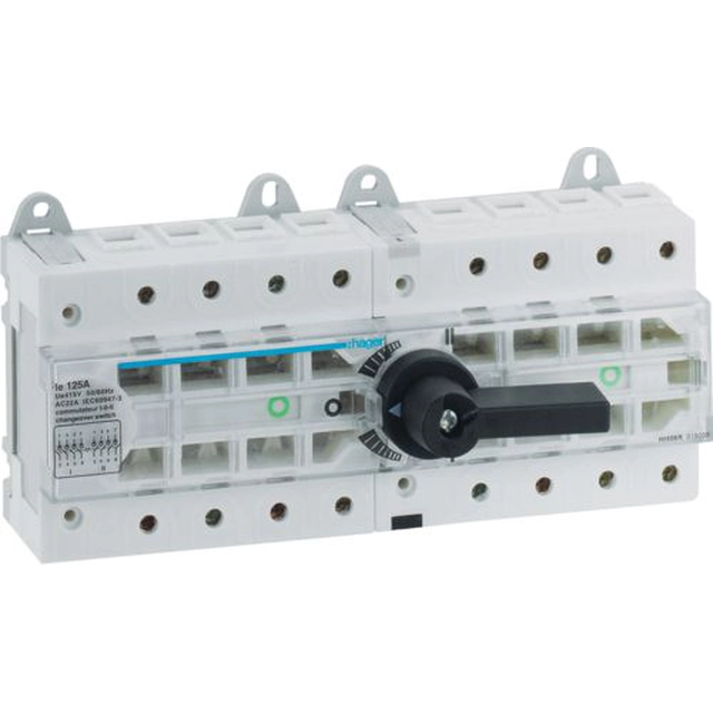 Hager Network-generator switch 4P 125A (HI406R)