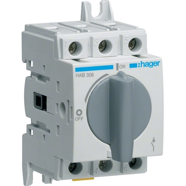 Hager odpínač 3P 63A HAB306