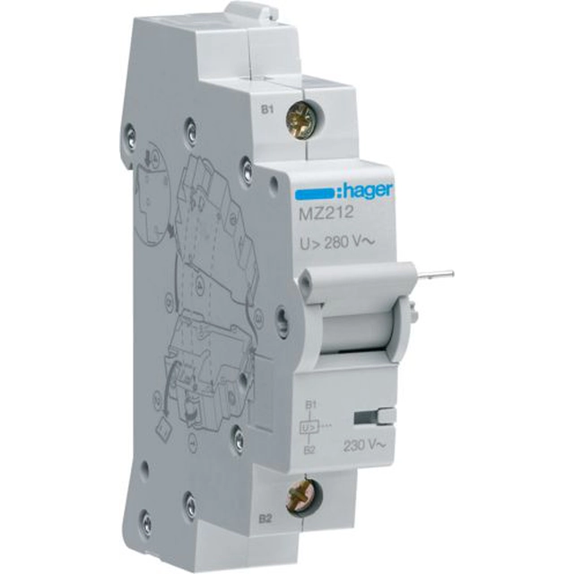Hager Surge -liipaisin 230V AC (MZ212)