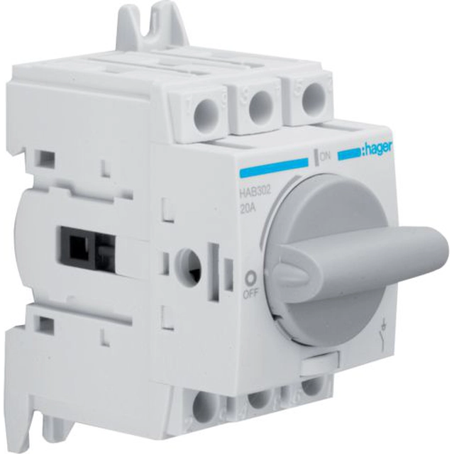 Hager Switch disconnector 3P 20A (HAB302)