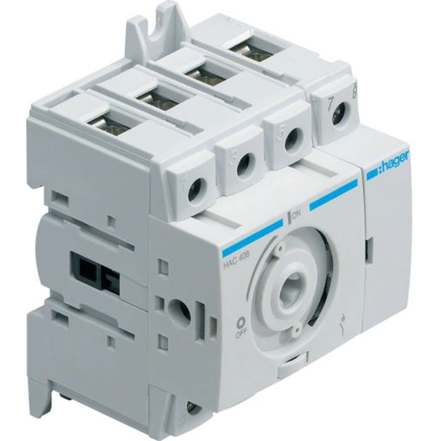 Hager Switch disconnector 4P 40A (HAB404)