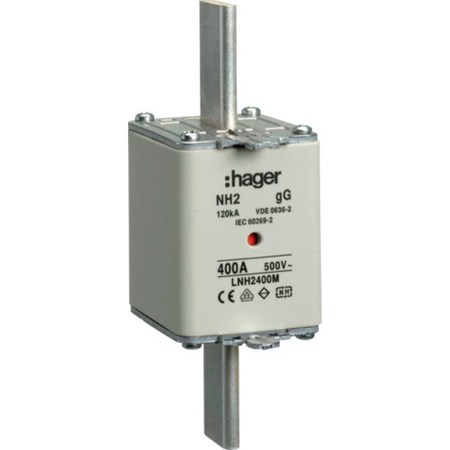 Hager Wkładka bezpiecznikowa NH2 400A 500V gG (LNH2400M)