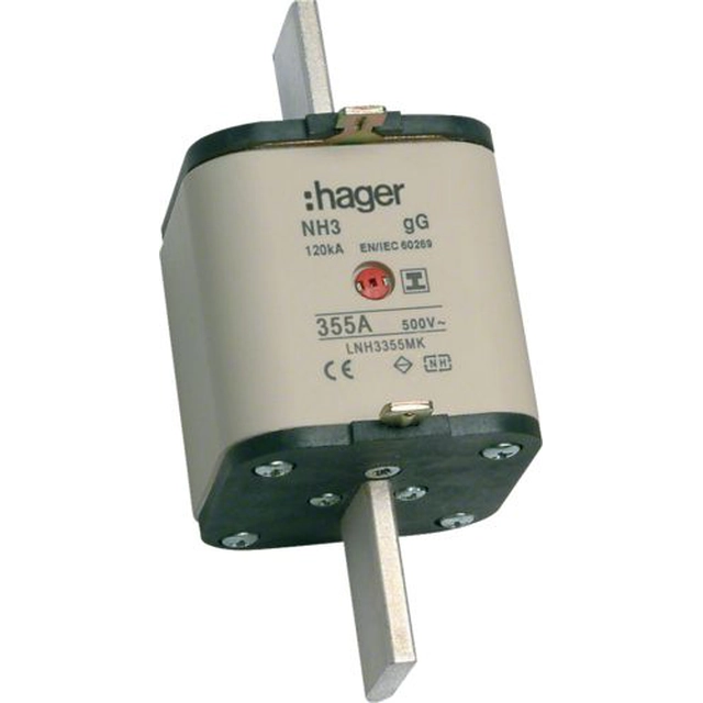 Hager Wkładka brezpiecznikowa NH3 355A 500V gG (LNH3355MK)