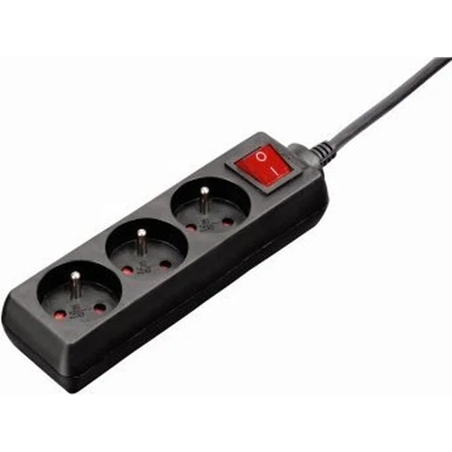 Hama Standard power strip 3 sockets 3 m black (P22237440000)